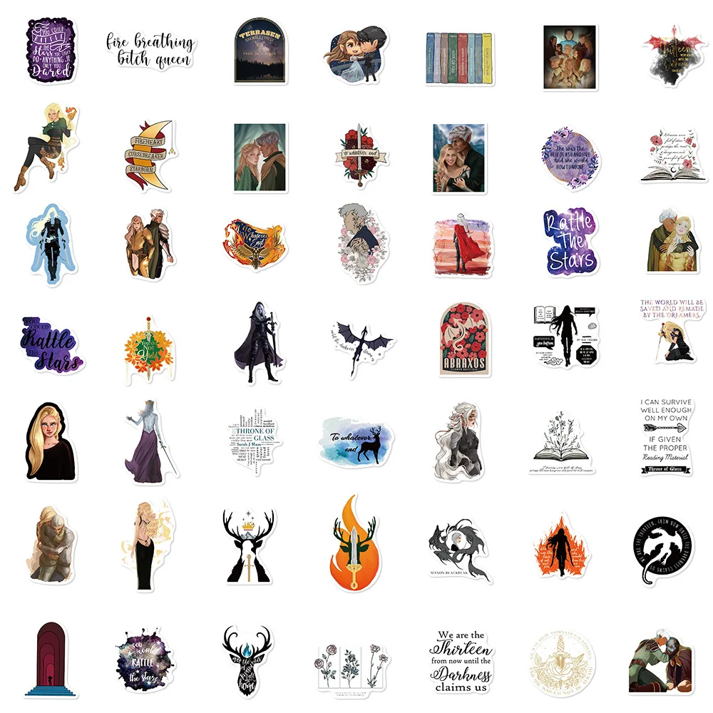 50 шт. наклейки для ноутбука телефона скейтборда