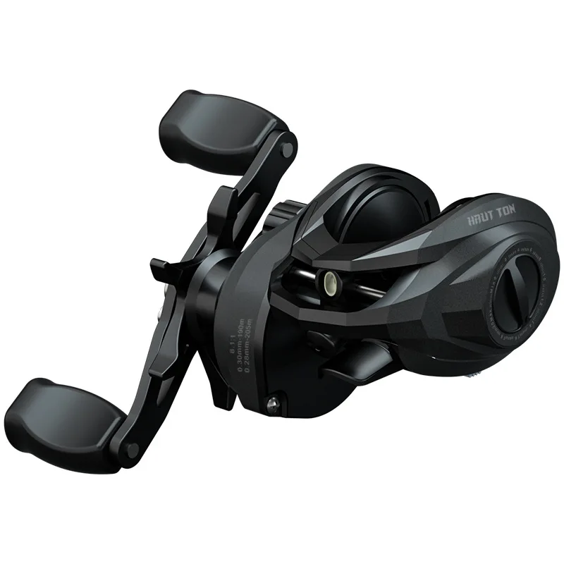 Waterproof Metal Drop Reel with Unloading Alarm 8.1:1 High Speed Than Playing Black Fishing Reel Deep Line Sea Cup Fish Reel