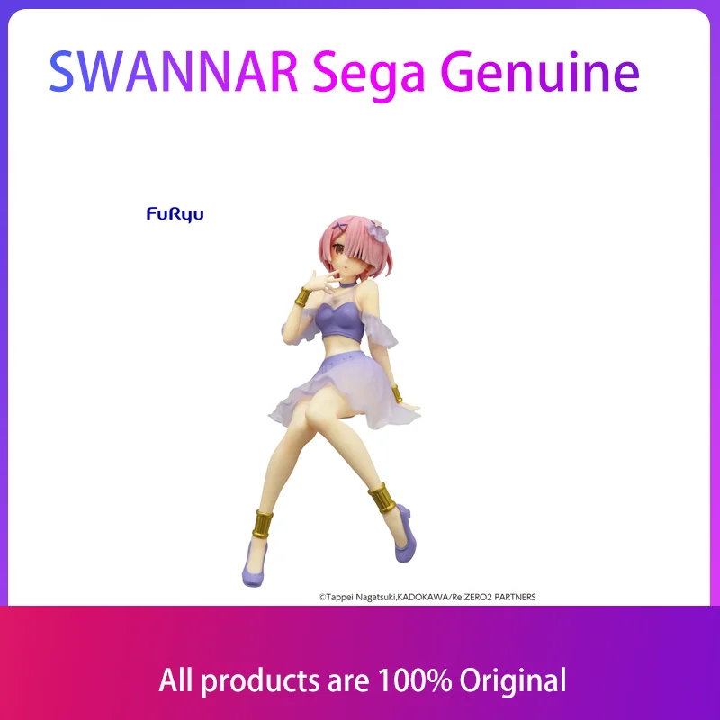 

SWANNAR toys-libro popular Original From zero Ram flash party bubble noodle press scenery handmade PVC Figure Model Doll Toys