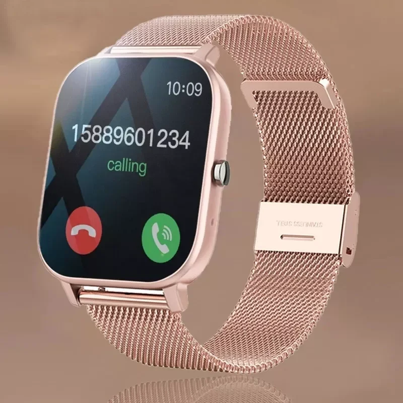 

Новинка 2022, женские Смарт-часы с Bluetooth для вызова, мониторинг пульса и артериального давления, Смарт-часы IP67, водонепроницаемые спортивные С...