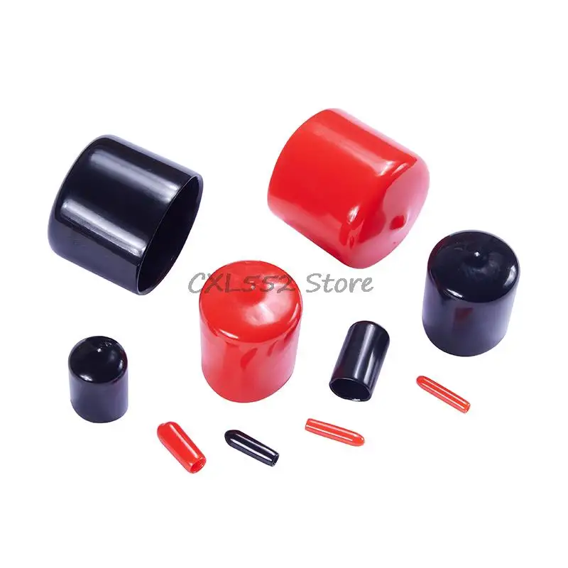 

50Pcs 48mm 49mm 50mm Inner Dia PVC BoltCable Pipe Slip Cap End Cover Fitting Red Black