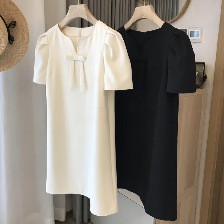 Распродажа женское платье-чулок с лентой во французском стиле