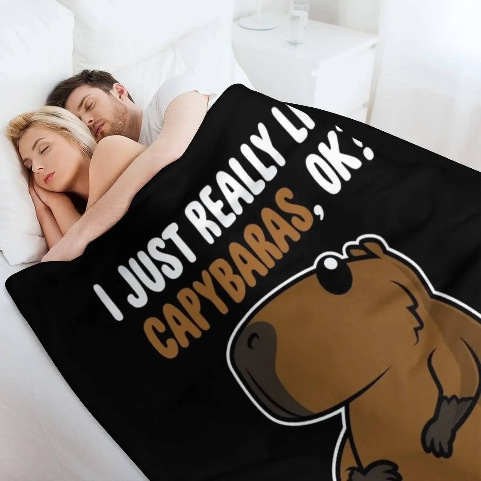 Я просто действительно как капибары ОК? Милое детское одеяло для малышей детские