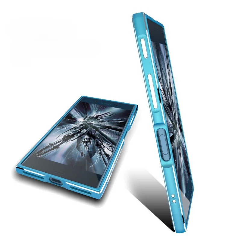 Dropshipping Dual Colors Aluminum Metal Bumper For Sony Xperia XZ Premium Lock Screw XZP Cover CASE Carmera+Frame Protector