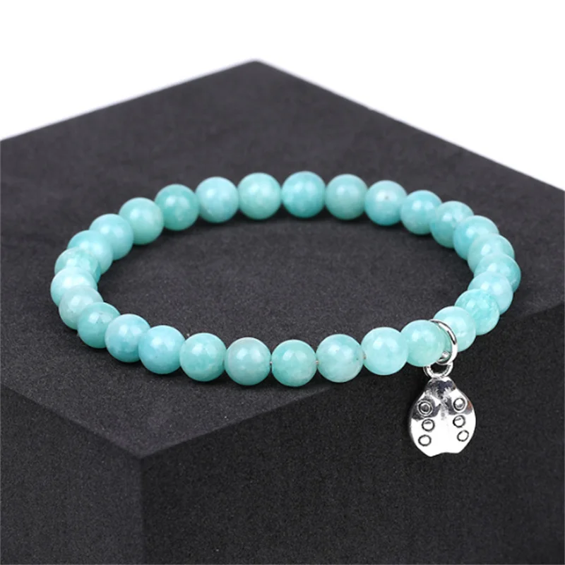 Женский и мужской браслет с подвеской божья коровка