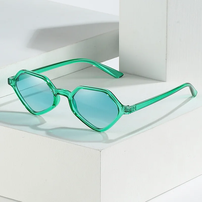 

2023 Y2k Designer Plastic Frame Glasses Fashion Women Macaron Color Sun Glasses 2022 Modern Uv 400 Polarized Sunglasses For Men
