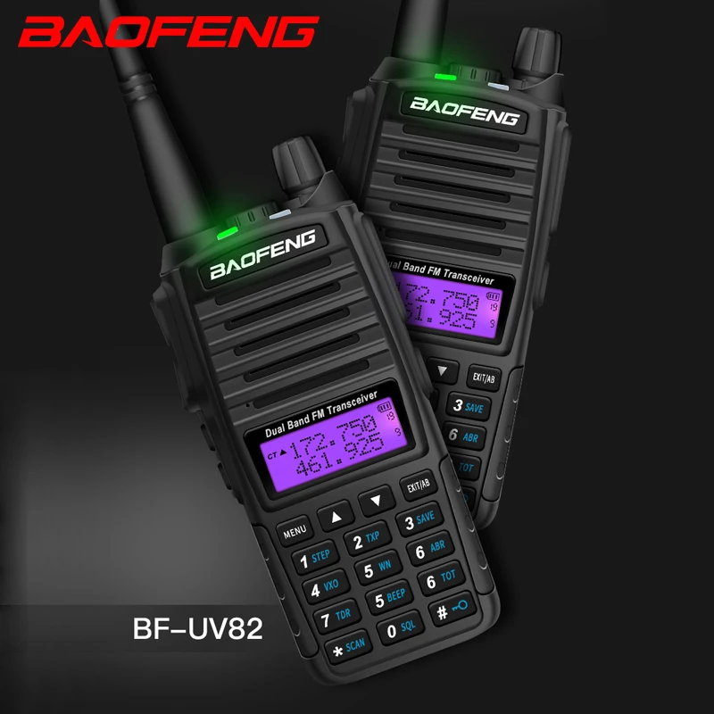 

Портативная рация Baofeng 2 шт, устройство для подключения к планшету, двойная Ptt станция, функция Uv5r, двухдиапазонный Ручной приемопередатчик, 2...