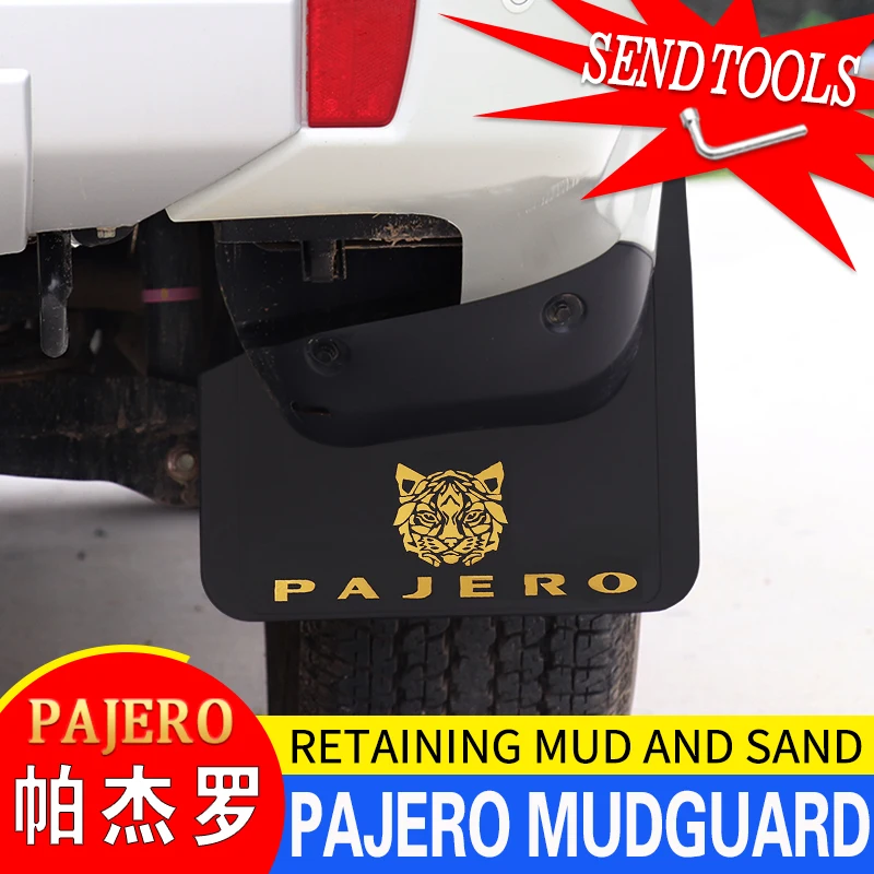 Mudflaps For Mitsubishi Pajero Fender V93 V97 Mud Flap Guards Pajero Mudguard Fenders Car Modification Accessories Mudflaps For Mitsubishi Pajero Fender V93 V97 Mud Flap Guards Pajero Mudguard Fenders Car Modification Accessories