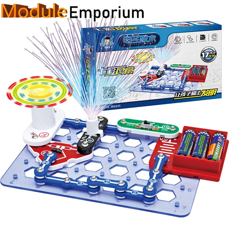 

Diy Educational Toy Science Electronic Circuits Programming Electronic Building Blocks Sets Toys For Kids