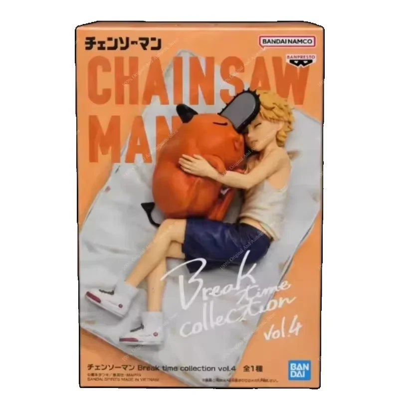 В наличии 100% оригинальная коллекционная фигурка Banpresto Chainsaw Man Denji & Pochita Break Time Vol.4, аниме-фигурка для декора рабочего стола и дома, подарки. (art.: 3920dc8162eae) - 3920dc8162eae