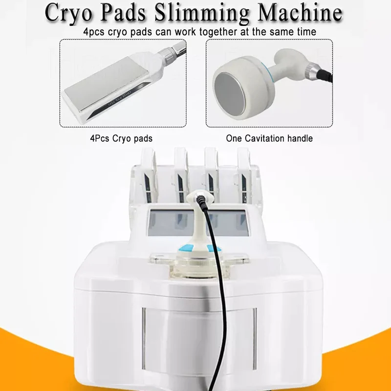 

Portable 5 in 1 40K Cavitation Ultrasound Frozen Plate Frozen Tablet Therapy Weight Loss Body Slimming Machine Burn Fat