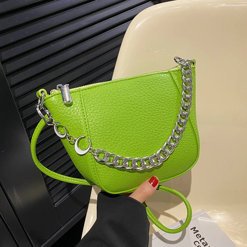 

Женская сумка-ведро из ПУ кожи, с цепочкой