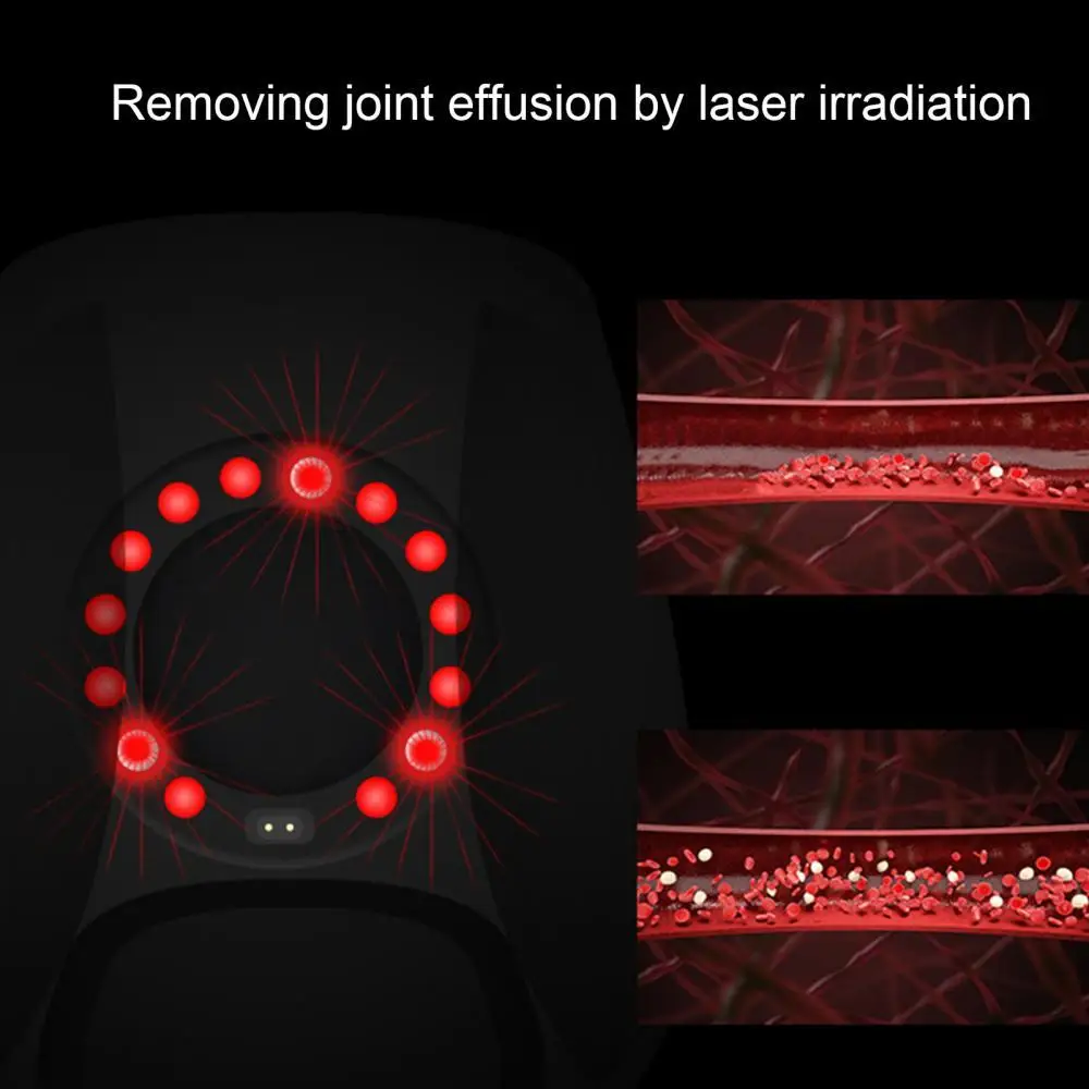 

Foot Care Tool Infrared Heating Joint Physiotherapy Knee Leg Massager with LED Touch Screen Skin Care Tool