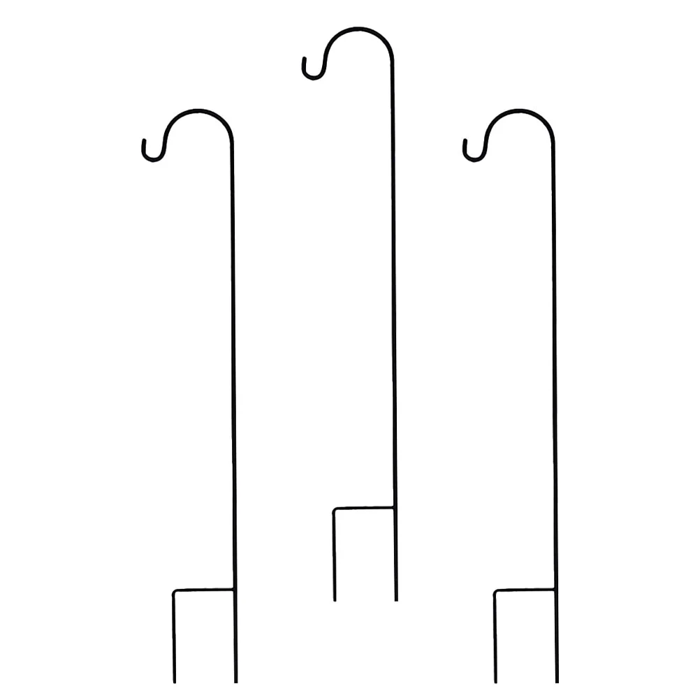 

3 шт. пастушья крючок домик флаг стойка кормушка для птиц уличные сверхмощные регулируемые подвесные колышки для