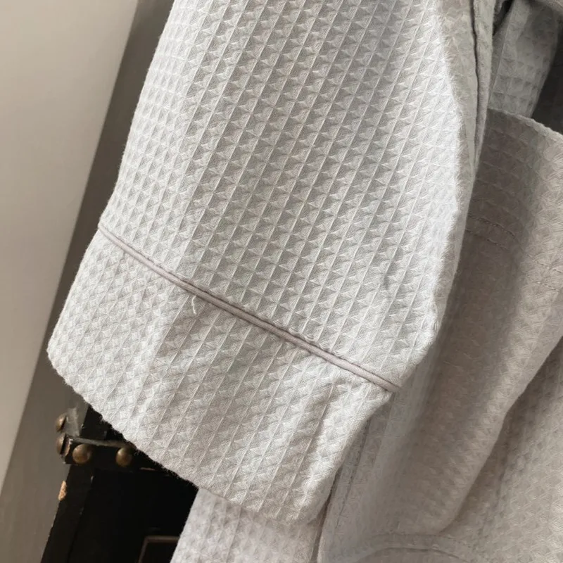 Man's Robe Wagner Cotton 100% Breathable Long-sleeved Dress