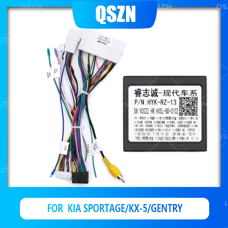 

QSZN DVD Canbus Box HYK-RZ-13 For KIA SPORTAGE/KX-5/gentry Android 2 din Harness Wiring Cables Car Radio Stereo