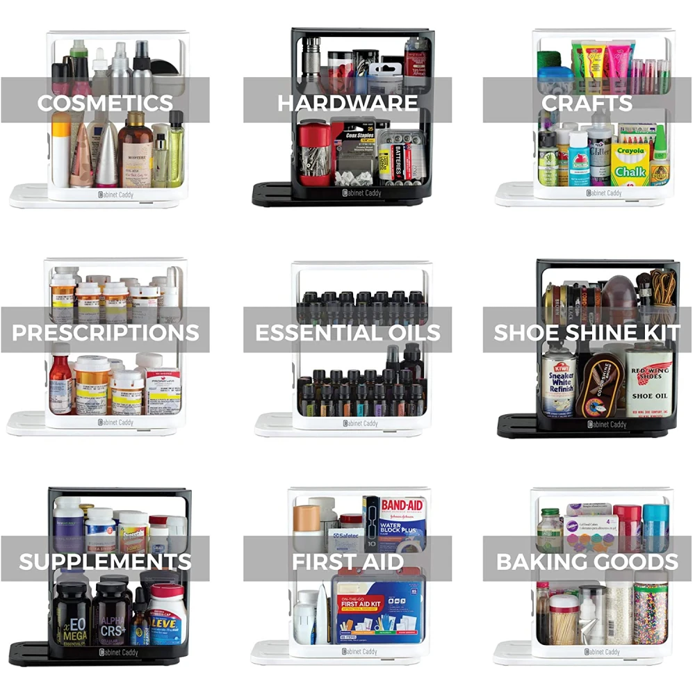 home kitchen spice organizer rack multi function rotating storage shelf slide kitchen cabinet cupboard organizer storage rack free global shipping