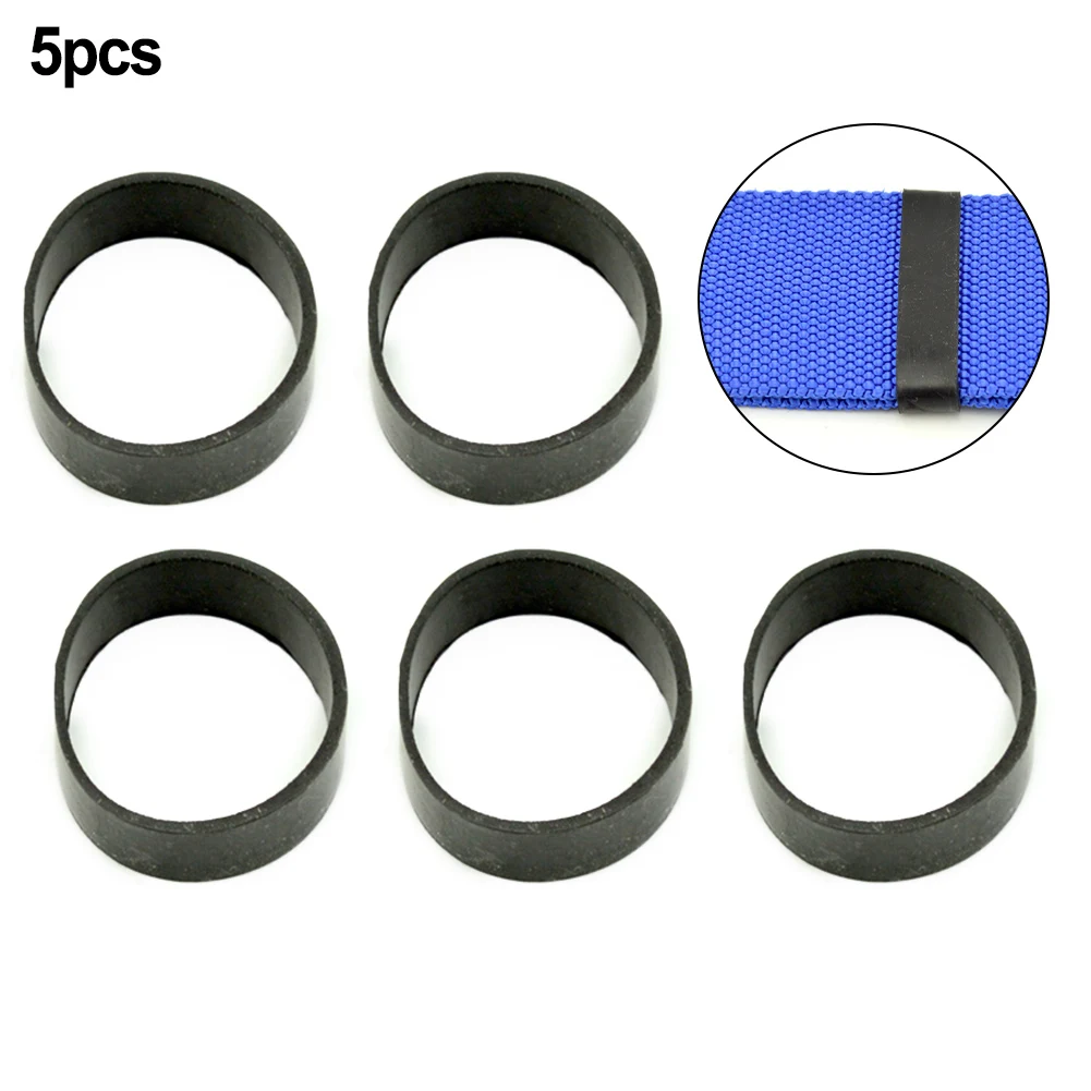 

5pcs Rubber Fixed Rings For Scuba Diving Weight Belt Tank Back Straps Webbing Backplate Strap Outdoor Backpack Harness