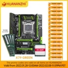 Материнская плата HUANANZHI X79 GREEN X79 с процессором Intel XEON E5 2689 с памятью DDR3 4 х8 ГБ комбинированный набор ATX SATA USB3.0 PCI-E NVME