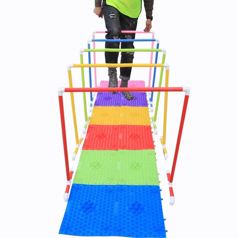 

67cm Hurdle Bars Team Building Outdoor Play Obstacle Course Skating Competition Sports Toys DIY Assemble in Seconds Kids School
