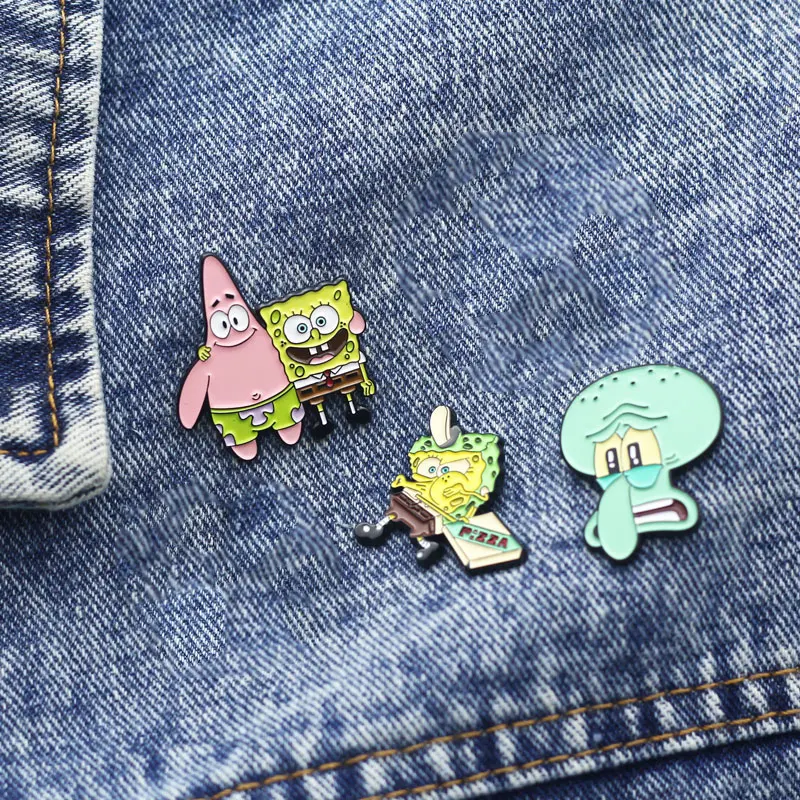 

Cartoon Metal Brooch Creativity Anime Enamel Pins Backpack Hat Bag Decorate Badges Send Friend Fans Boutique Medal Gift