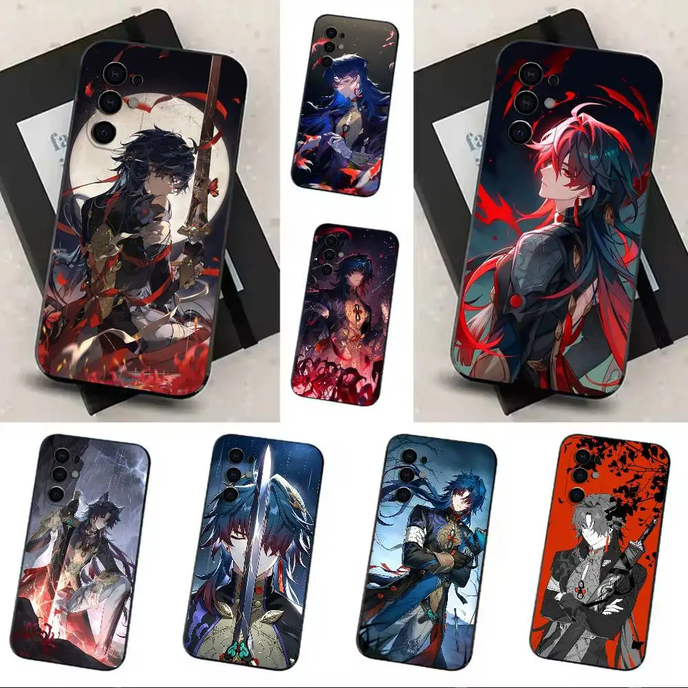 Фото Чехол для телефона B-Blade Stellaron Hunters HSR, мягкий, черный, для Samsung S24, S21, S22, S20, S23, S30, Ultra, S20, Plus №1