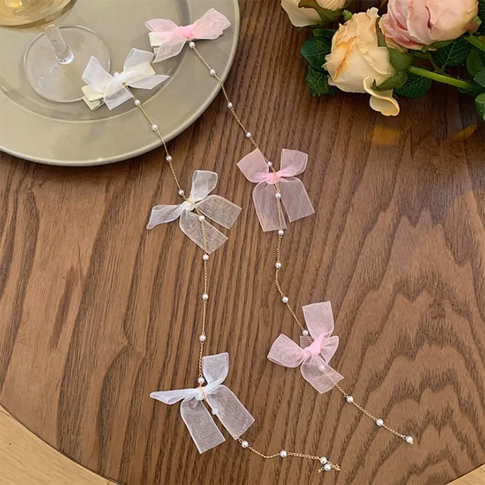 

Sweet Cute Headwear Korean Style For Girls Lolita Cloth For Women Hair Barrettes Hair Clip Bow Hairpin Hair Accessories