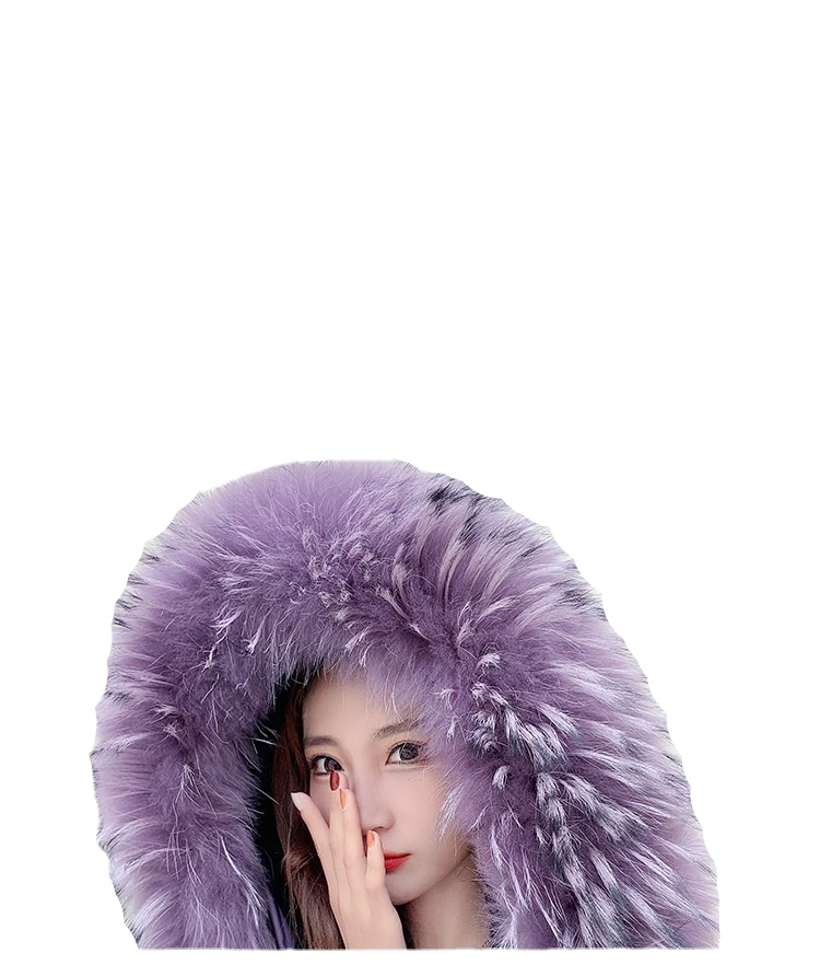 New Winter Jacket Women 2022 Rex Rabbit Fur Liner Detachable Cotton Coats Hooded Long Thick Warm Padded Parkas Famale Clothing