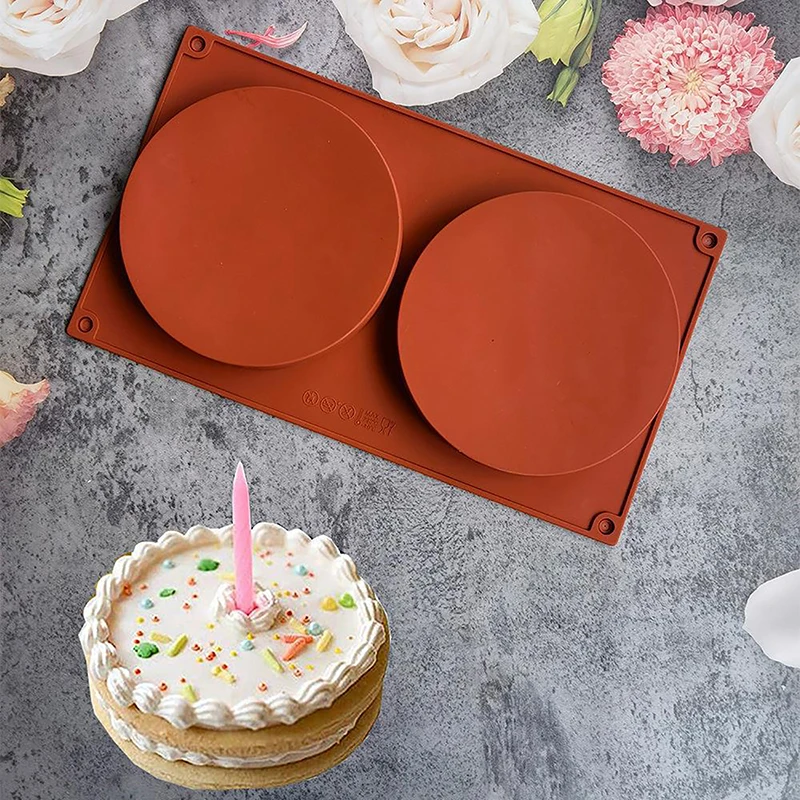 

2/3/6 Holes Round Silicone Mold Cake Pastry Baking Molds Jelly Pudding Soap Form Ice Cake Decoration Tool Disc Bread Mould