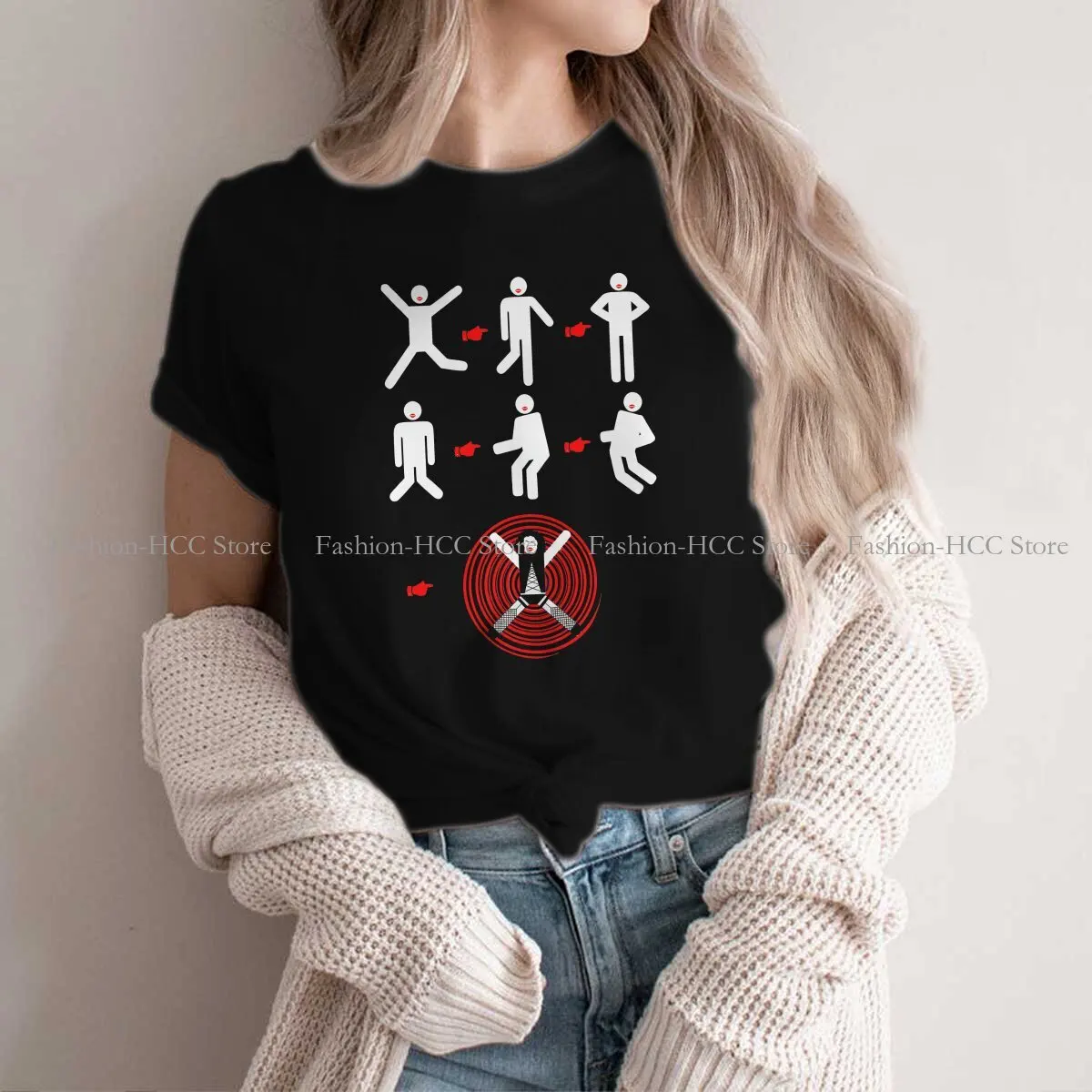 

It's Just A Jump To The Left Harajuku Polyester TShirt The Rocky Horror Picture Show Printing Tops Comfortable T Shirt Female