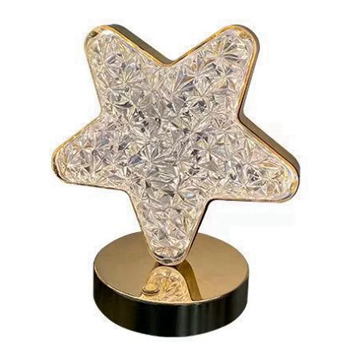 

LED , Star Three Color Desk Light, Touch Dimming, Bedside Light, Romantic Diamond USB