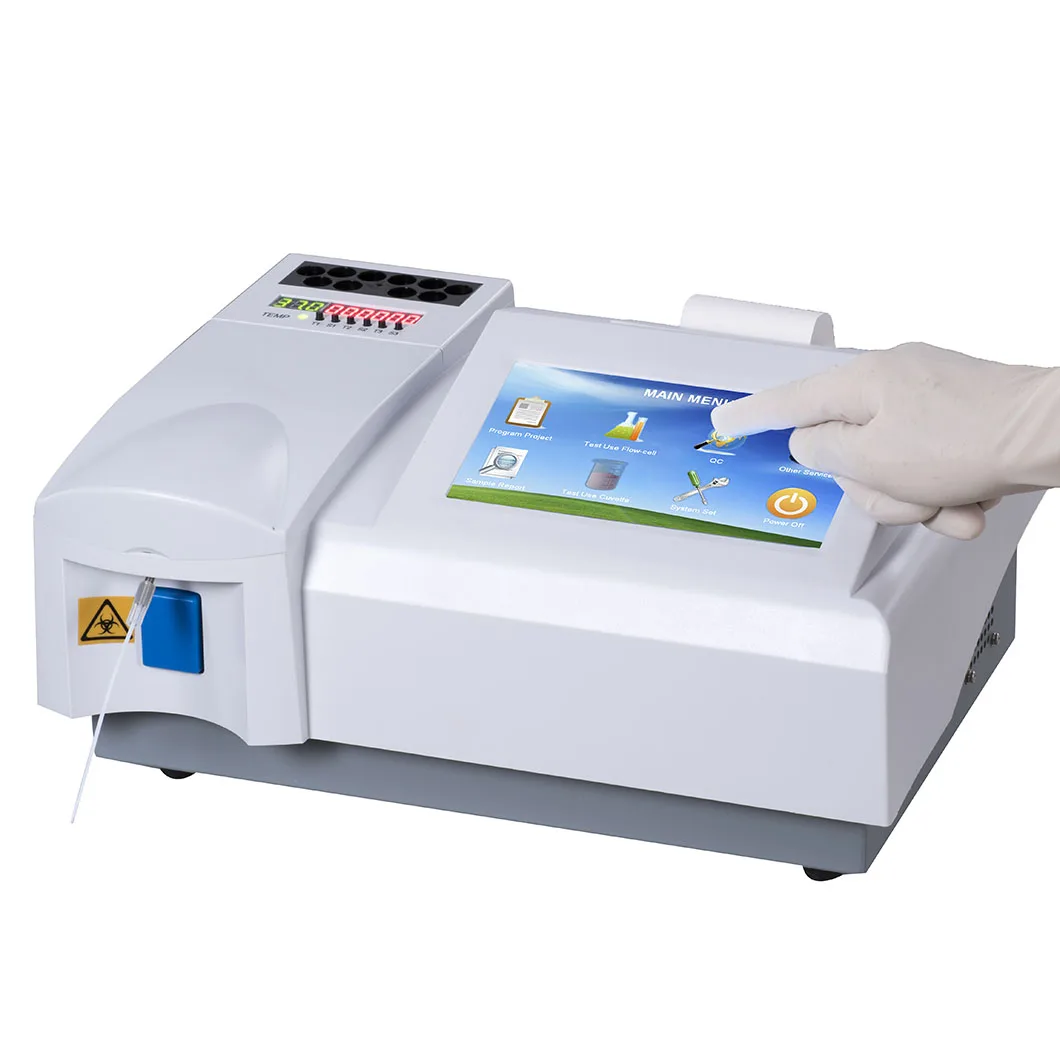 Высококачественный полуавтоматический ветеринарный биохимический анализатор