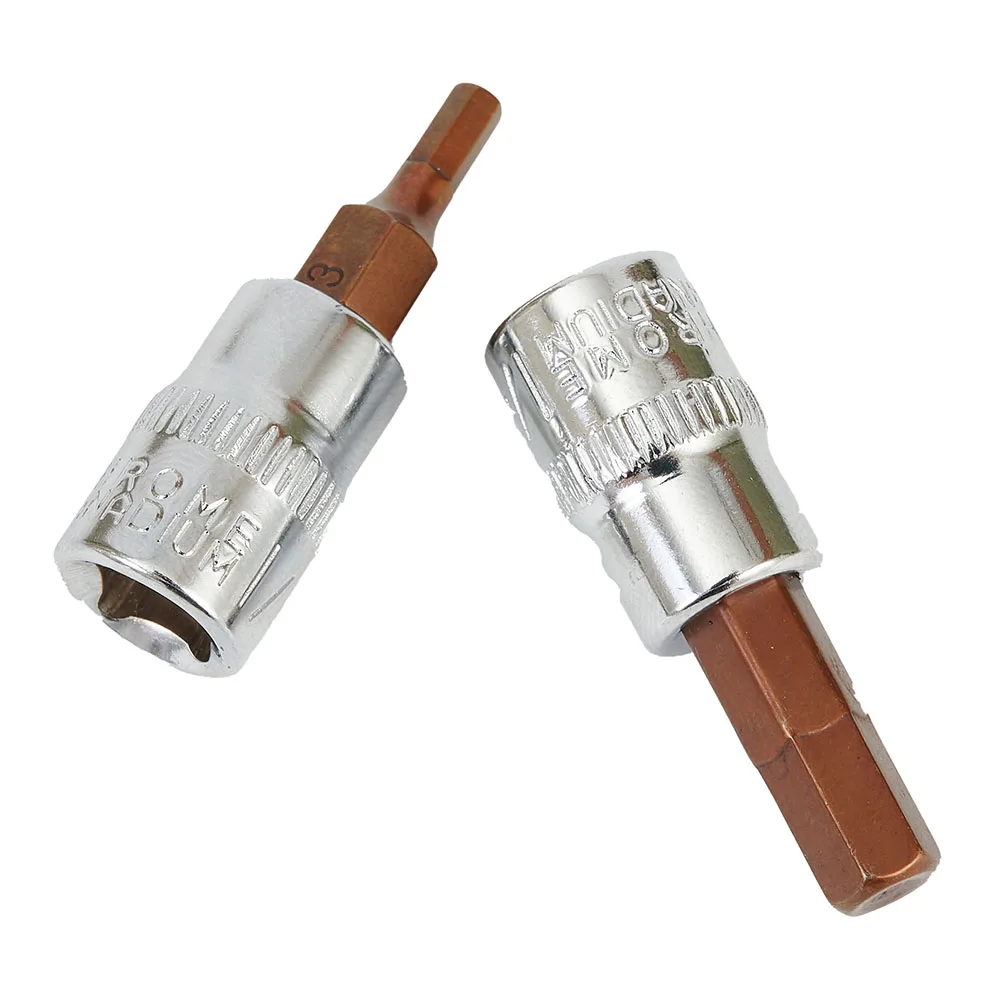

1/4 Inch Bit Socket 5PCS Bits Driver H3-H7 Hex Screw Screwdriver Set Tools High quality Practical Premium Durable
