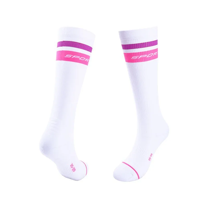 New Men Women Sport Socks High Quality Running Socks Compression Breathable Women Outdoor Cycling Basketball Soccer Stockings