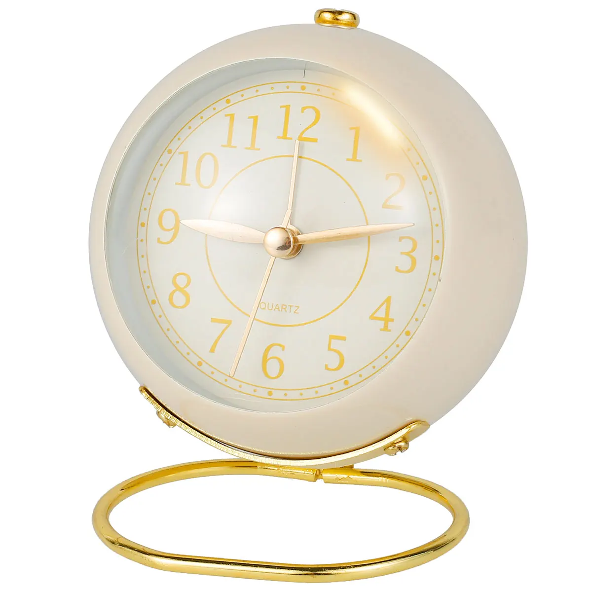 S Battery Operated Desk Alarm Clocks With Light Table Alarm Clocks Vintage Silent No Ticking Analogue Small