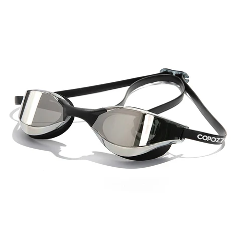 Профессиональные незапотевающие очки для плавания HD с защитой от ультрафиолета, очки в большой оправе силиконовые очки для плавания для мужчин и женщин, мужчин