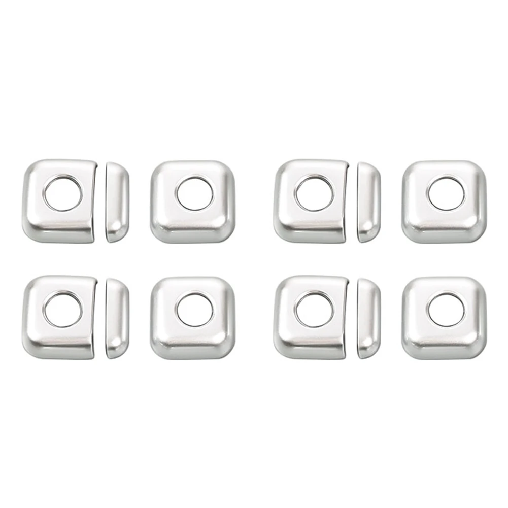 

Car Seat Headrest Adjust Button Trim Cover Decoration Stickers for Suzuki Jimny 2007-2017 Interior Accessories ,Silver