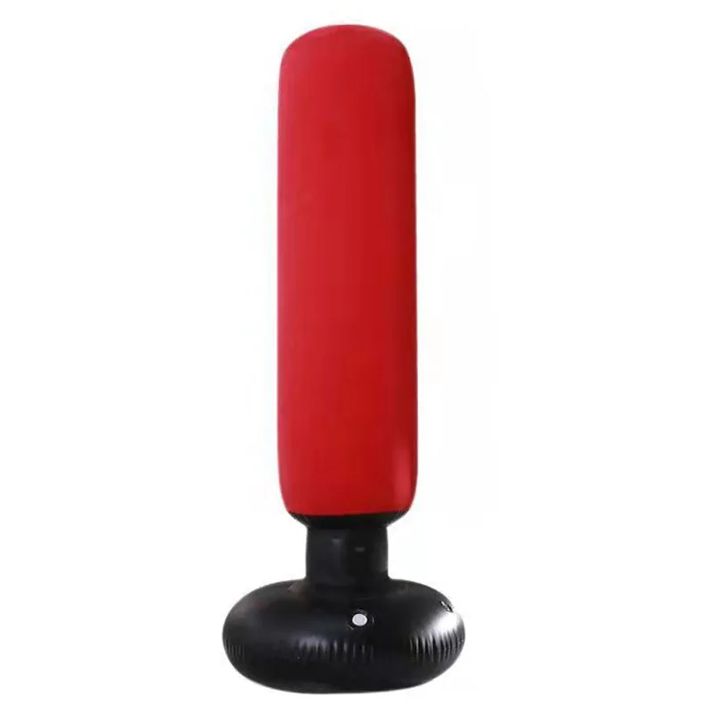 Боксерская груша Muay Thai надувная пост-куколка Разгрузочный мешок для песка для детей и взрослых тренировок в спортзале Цель на пе.