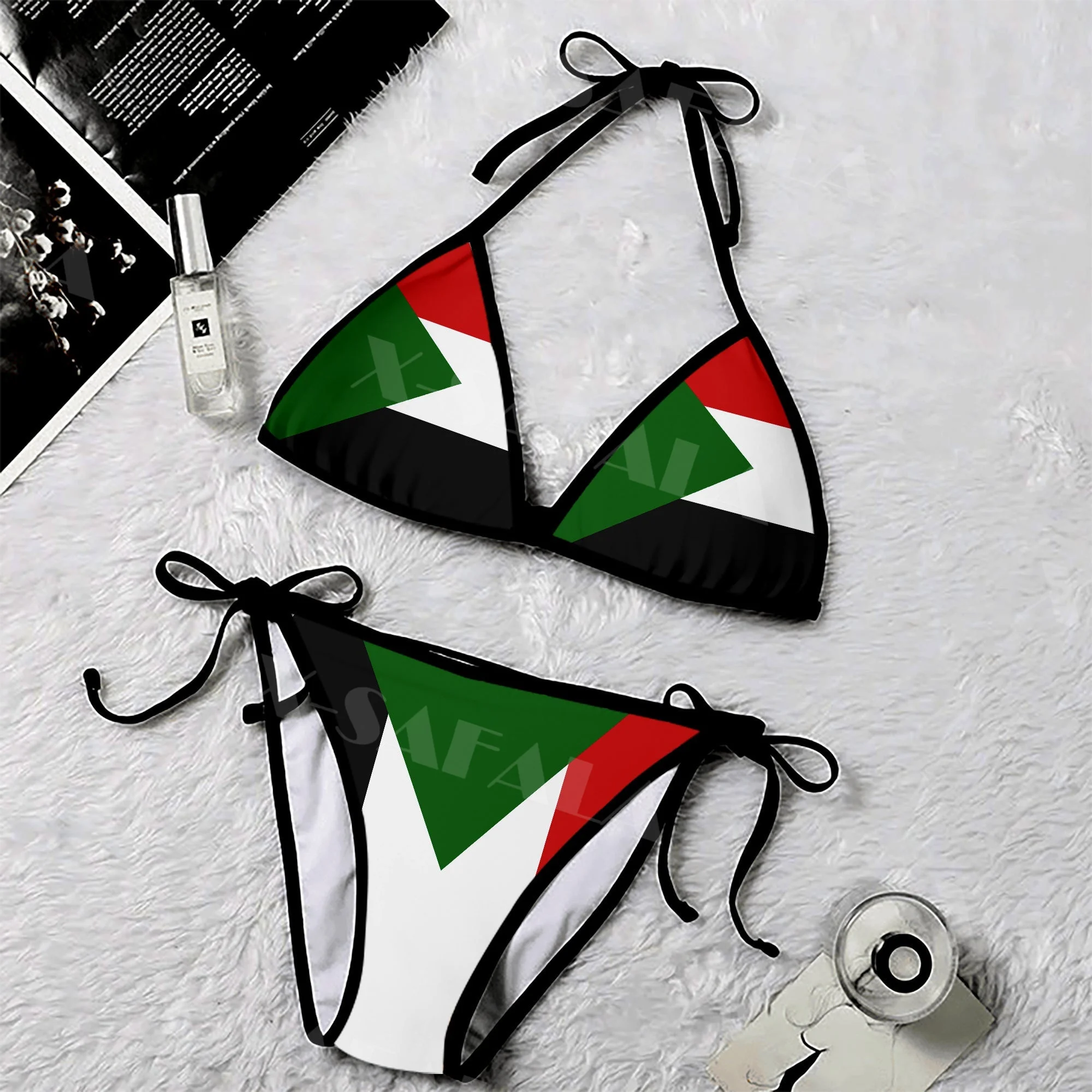 

AFRICA Country Senegal Sudan Somalia Coat Of Arms Flag 3D Print Women Micro Bikini Set Summer Beachwear Sexy Beach Bathing Suits