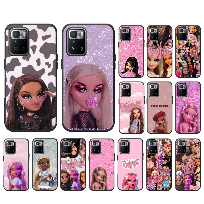 

lovely Doll Bratz Phone Case for Xiaomi Redmi Note 11 10 Pro Note 8 Pro 9Pro Note9 9S 10S 9T Redmi 10 9C 9A
