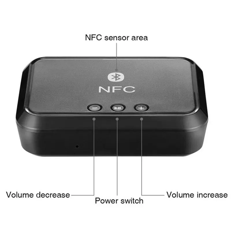 

Bluetooth Receiver NFC/USB Disk Music Reading Stereo Wireless Adapter 3.5mm AUX/RCA Car Speaker Bluetooth Audio Receiver