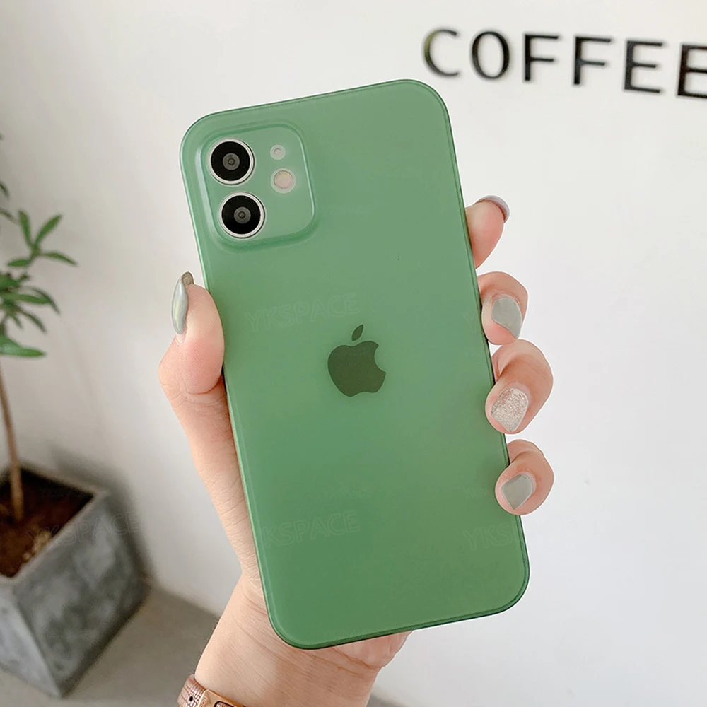 Мягкий Ультратонкий матовый чехол из ТПУ 6 цветов для iPhone X XR XS 11 12 13 Mini 14 Pro Max