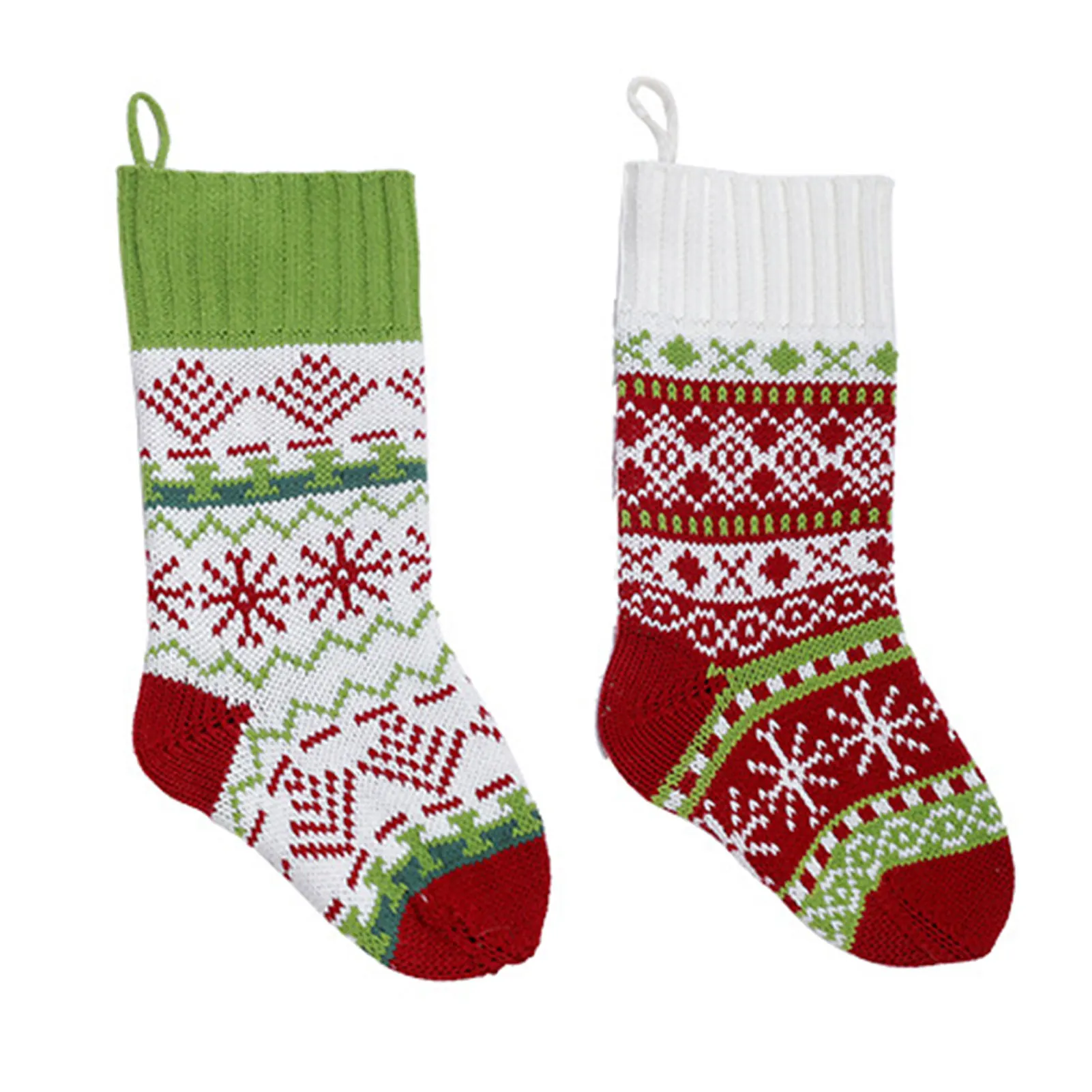 

Christmas Tree Hanging Stocking Reusable Decorative Stockings Christmas Party Festive Decor AC889