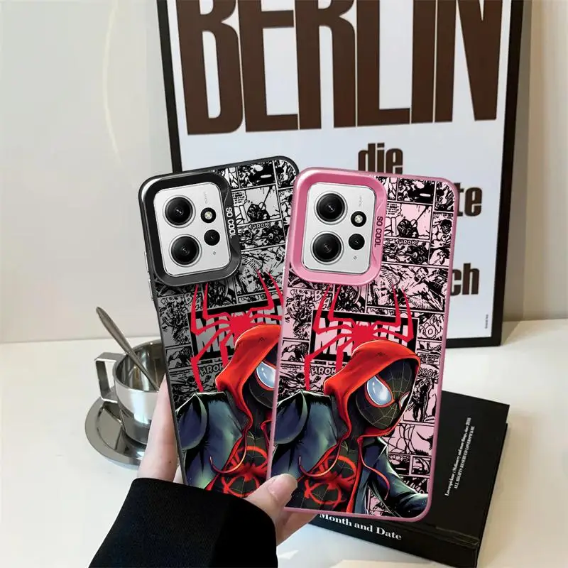 Чехлы для телефонов с героями комиксов Marvel Человек-паук Gwen Xiaomi Poco C50 X3 NFC C61 C51 X3pro