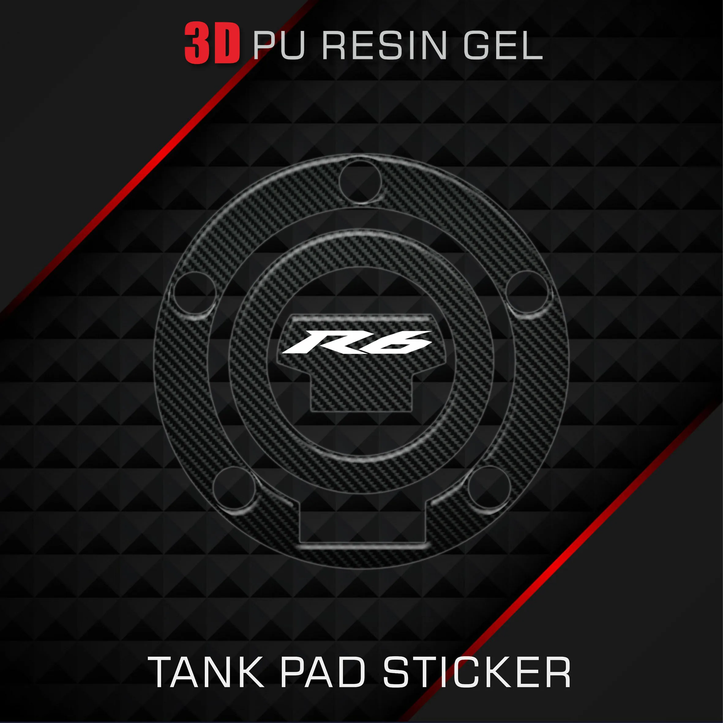

Motorcycle Fuel Gas Oil Cap Protector Cover Tank Pad Sticker Decals for YZF-R1 R6 FZ-1 FJR1300 FZ6 FZ8 FZ1 XJ6 FZ8-N FZ6N FZ09