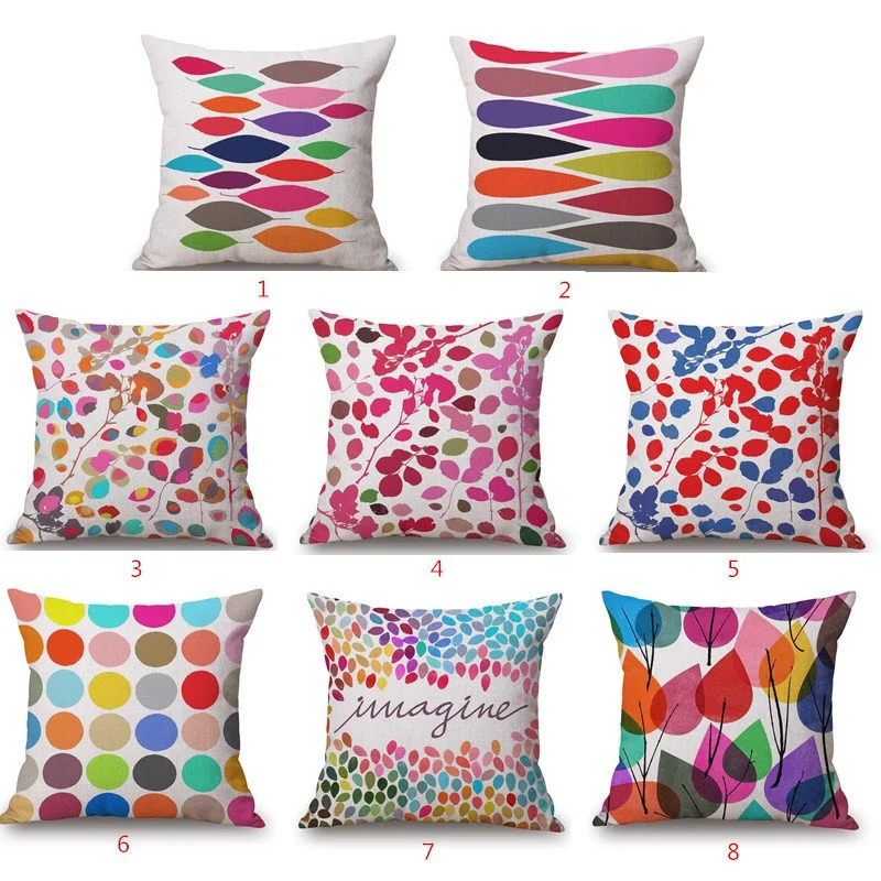 18 дюймов модные разноцветные льняные искусственные автомобильные диваны