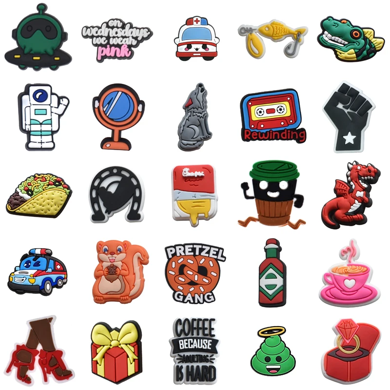 

Girl Gifts Boy Shoe Charms Women Charm Kids Packs Decorations for Croc Para Pins Wholesale Bulk Shoes Accessories Men Set Jeans