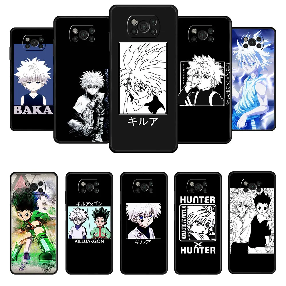 

For Xiaomi POCO M3 10T 11T F4 GT X3 NFC 9T M4 Pro 5G F3 MI 11 lite X4 Cover Trend Hot Anime Hunter X hunter Celular Case