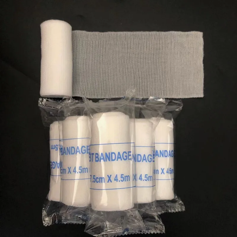 

1 Roll Elastic Bandage for First Aid Kit Gauze Bandages Wound Dressing Bandages Medical Nursing Emergency Care Bandage