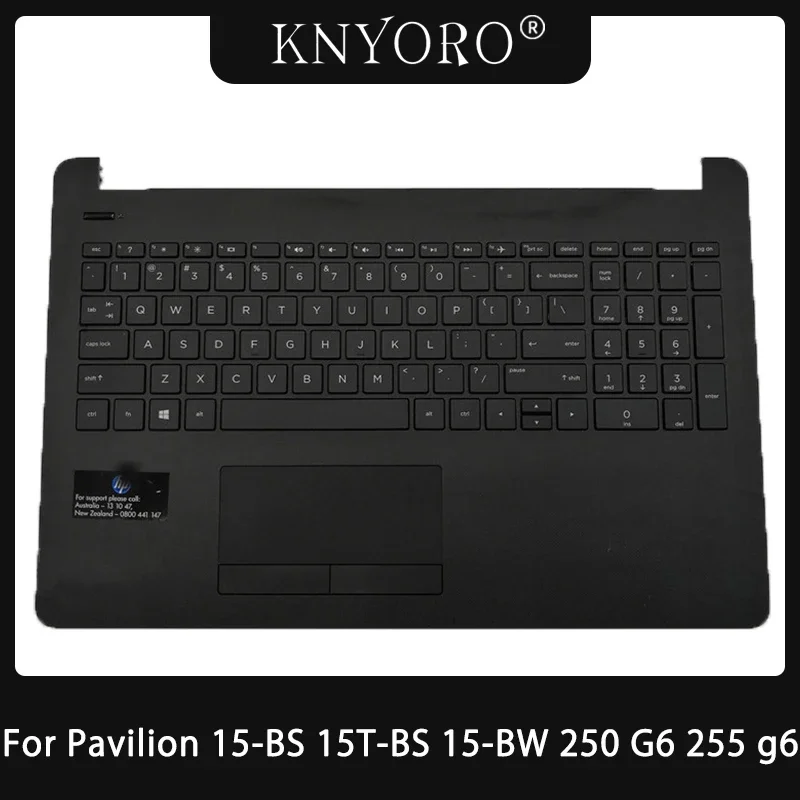 Новая клавиатура US для ноутбука HP Pavilion 15-BS 15T-BS 15-BW 250 255 G6 подставка рук верхняя